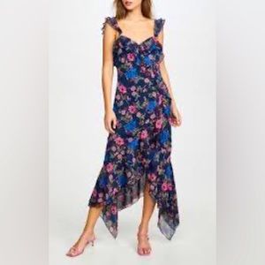 WAYF Sz S issy ruffle dress - worn once